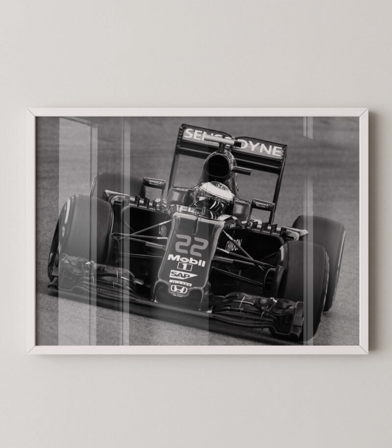 Jenson Button Mclaren F1 Print