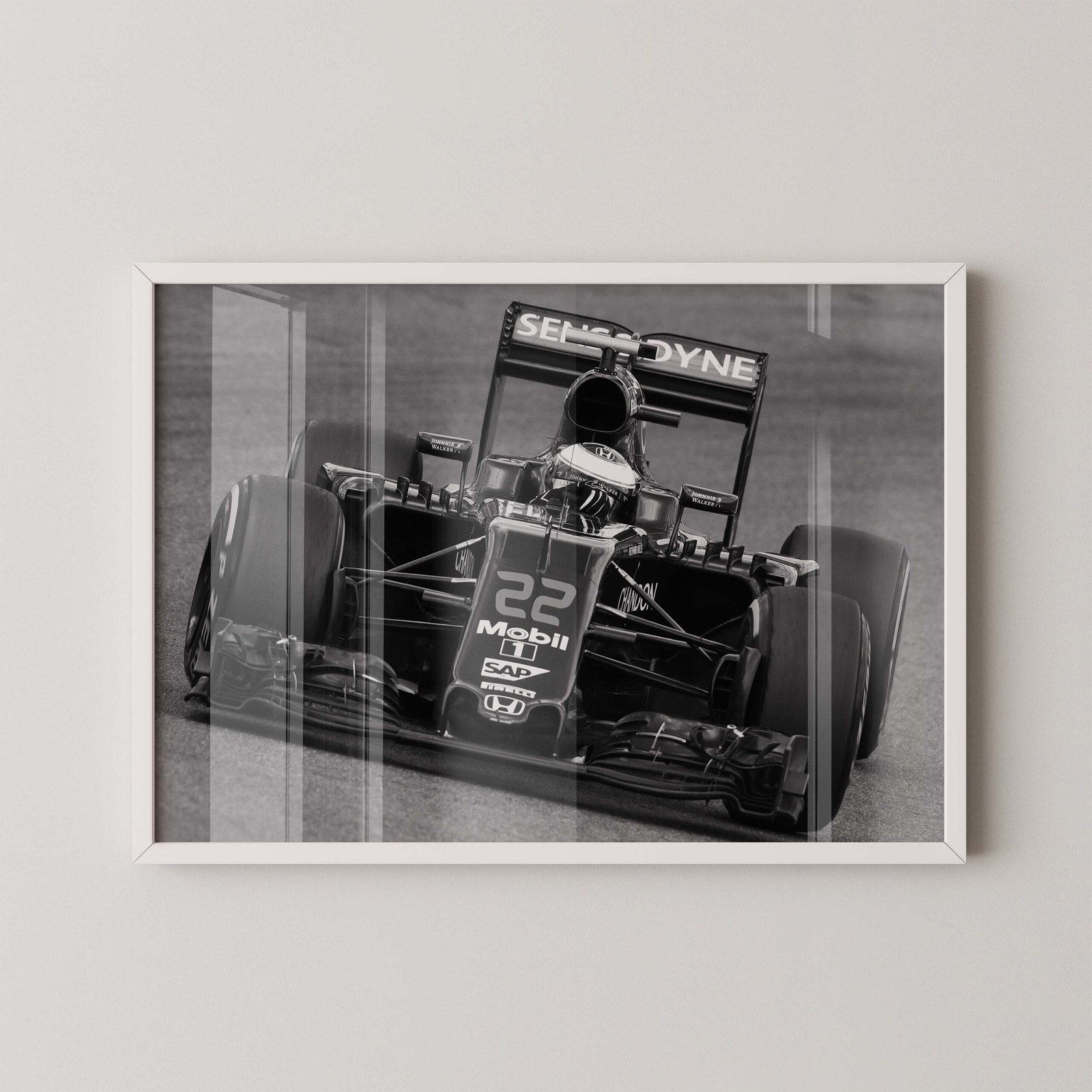 Jenson Button Mclaren F1 Print - Image 2