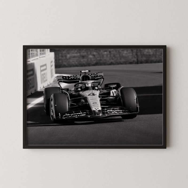 F1 Mclaren Horizontal Print