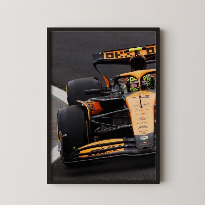 Lando Norris McLaren F1 Poster