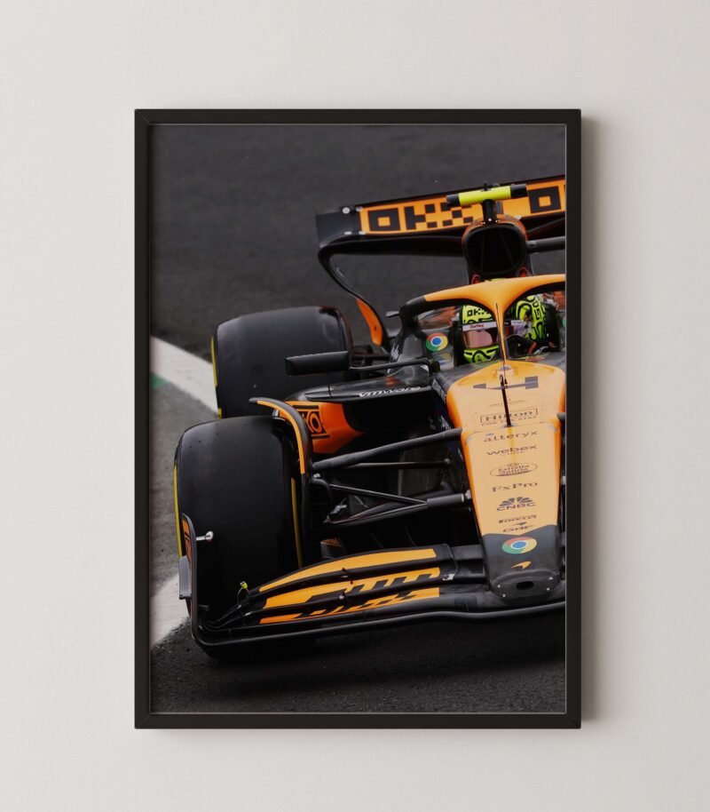 Lando Norris McLaren F1 Poster