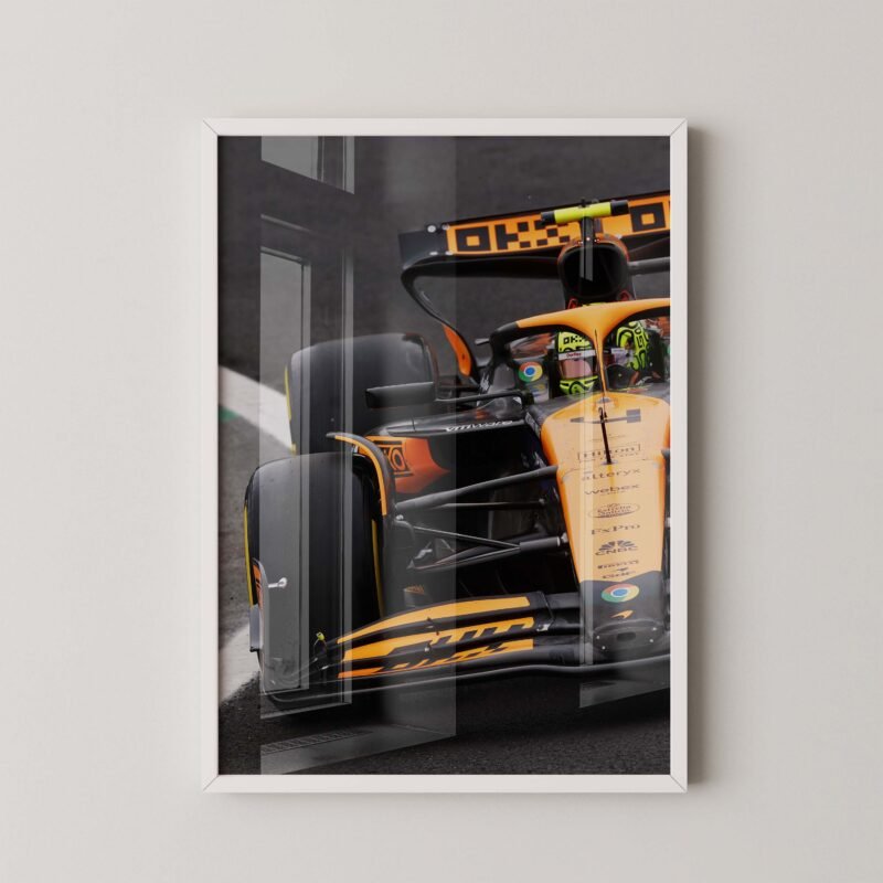 Lando Norris McLaren F1 Poster