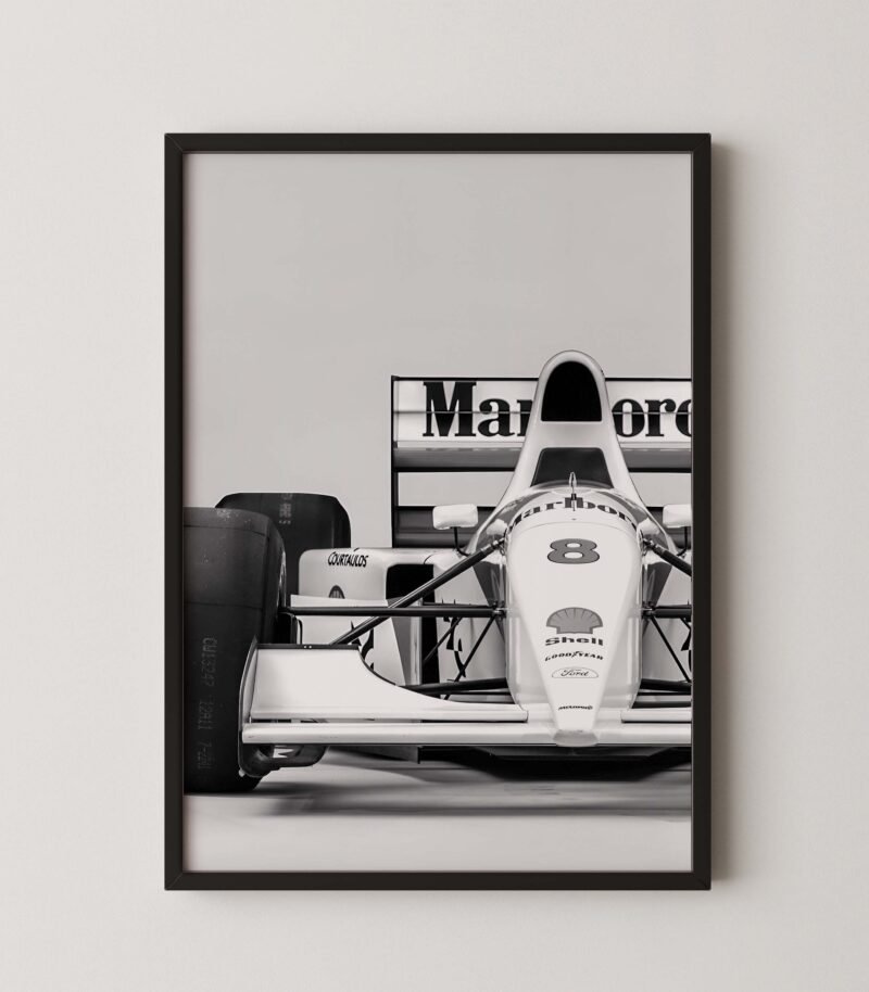 McLaren MP4/8A: F1 Car Poster