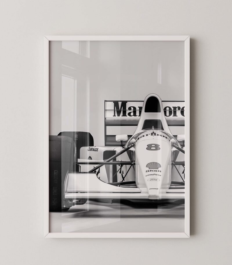 McLaren MP4/8A: F1 Car Poster