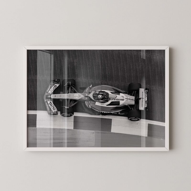 Oscar Piastri F1 Car Top View