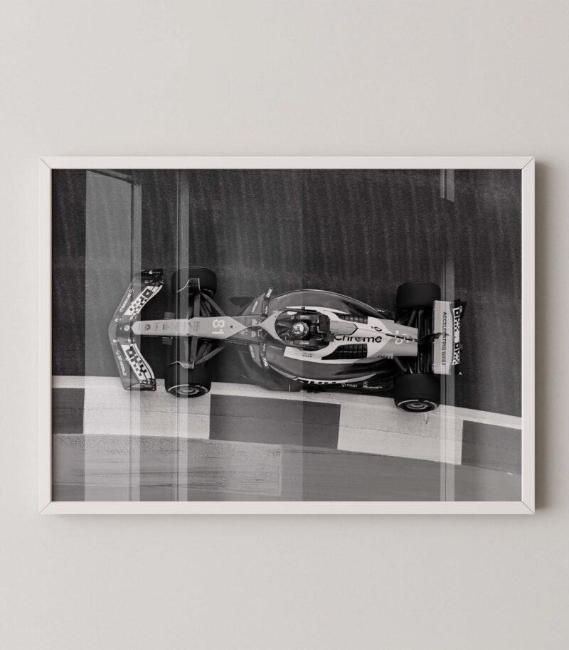 Oscar Piastri F1 Car Top View