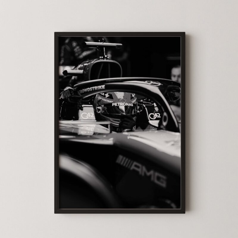 Lewis Hamilton Mercedes Cockpit