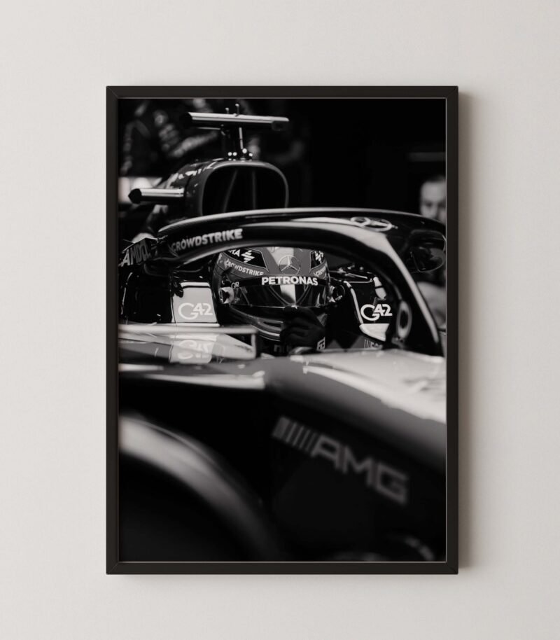 Lewis Hamilton Mercedes Cockpit