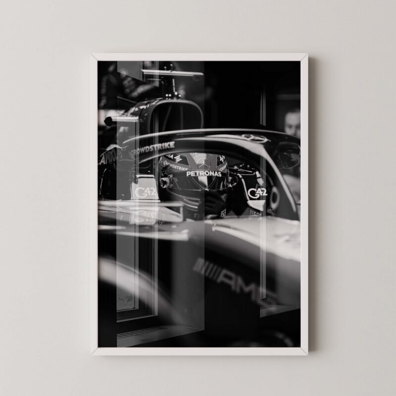 Lewis Hamilton Mercedes Cockpit