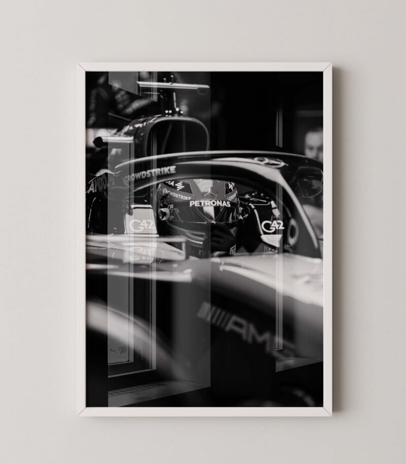 Lewis Hamilton Mercedes Cockpit