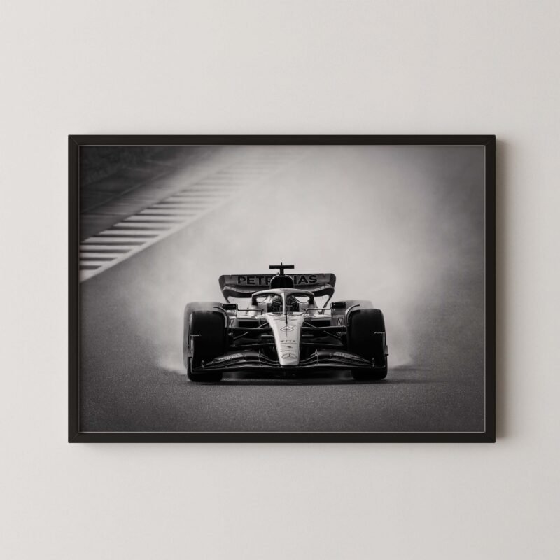 Lewis Hamilton Mercedes Grid Poster