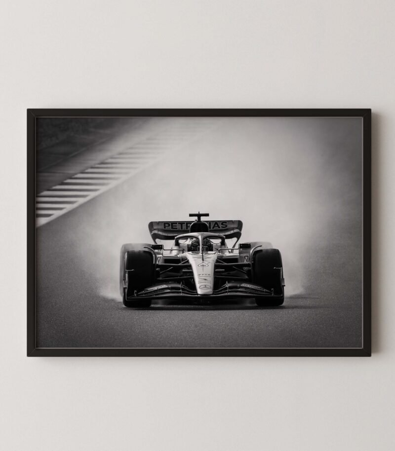 Lewis Hamilton Mercedes Grid Poster