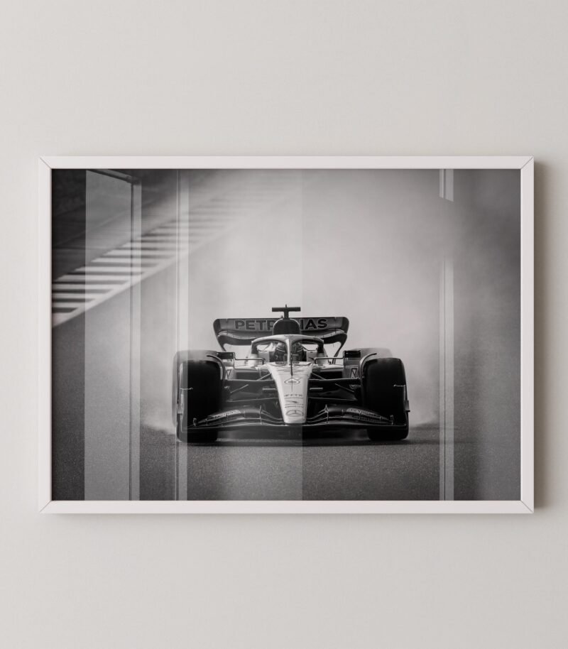 Lewis Hamilton Mercedes Grid Poster