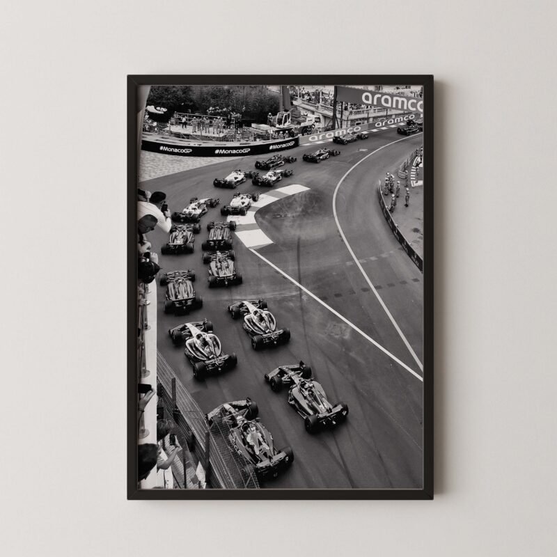 F1 Monaco Grand Prix Poster