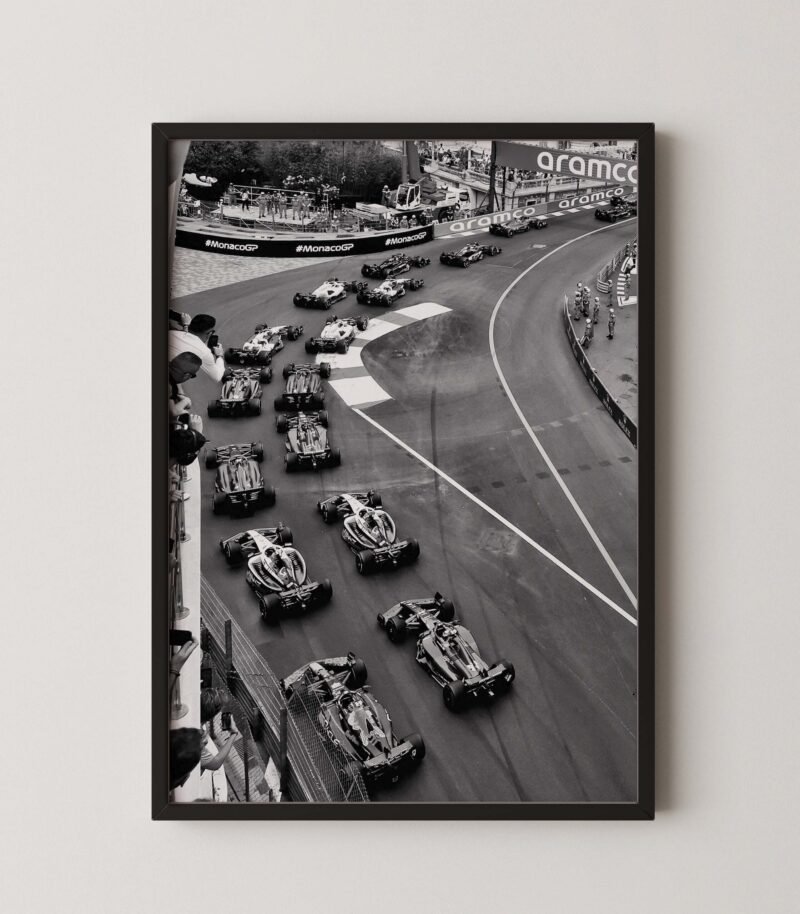 F1 Monaco Grand Prix Poster