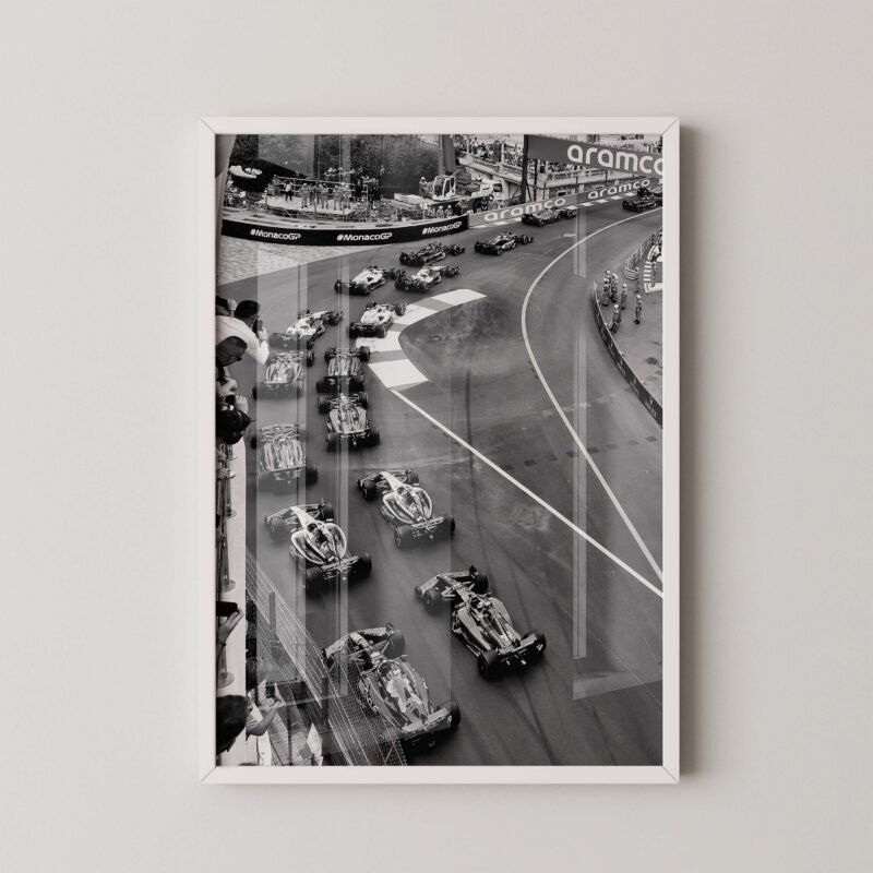 F1 Monaco Grand Prix Poster