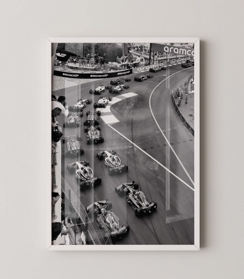 F1 Monaco Grand Prix Poster