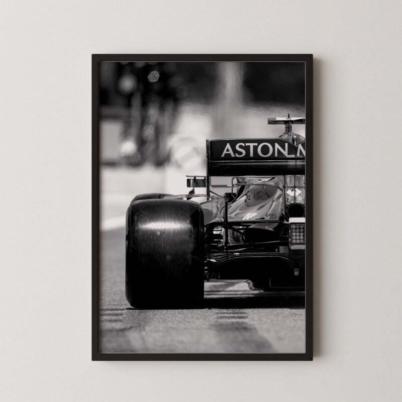 Aerodynamic F1 Car Poster