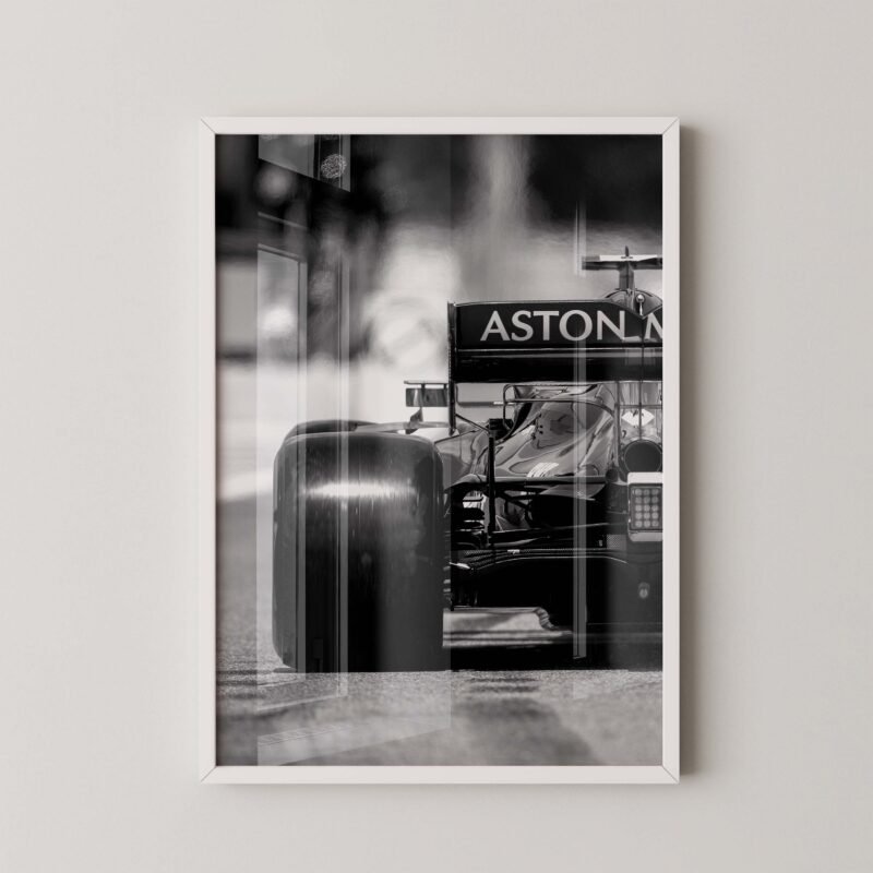 Aerodynamic F1 Car Poster