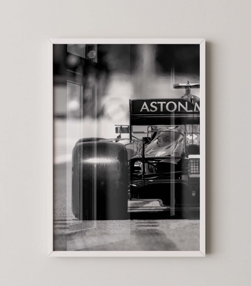 Aerodynamic F1 Car Poster