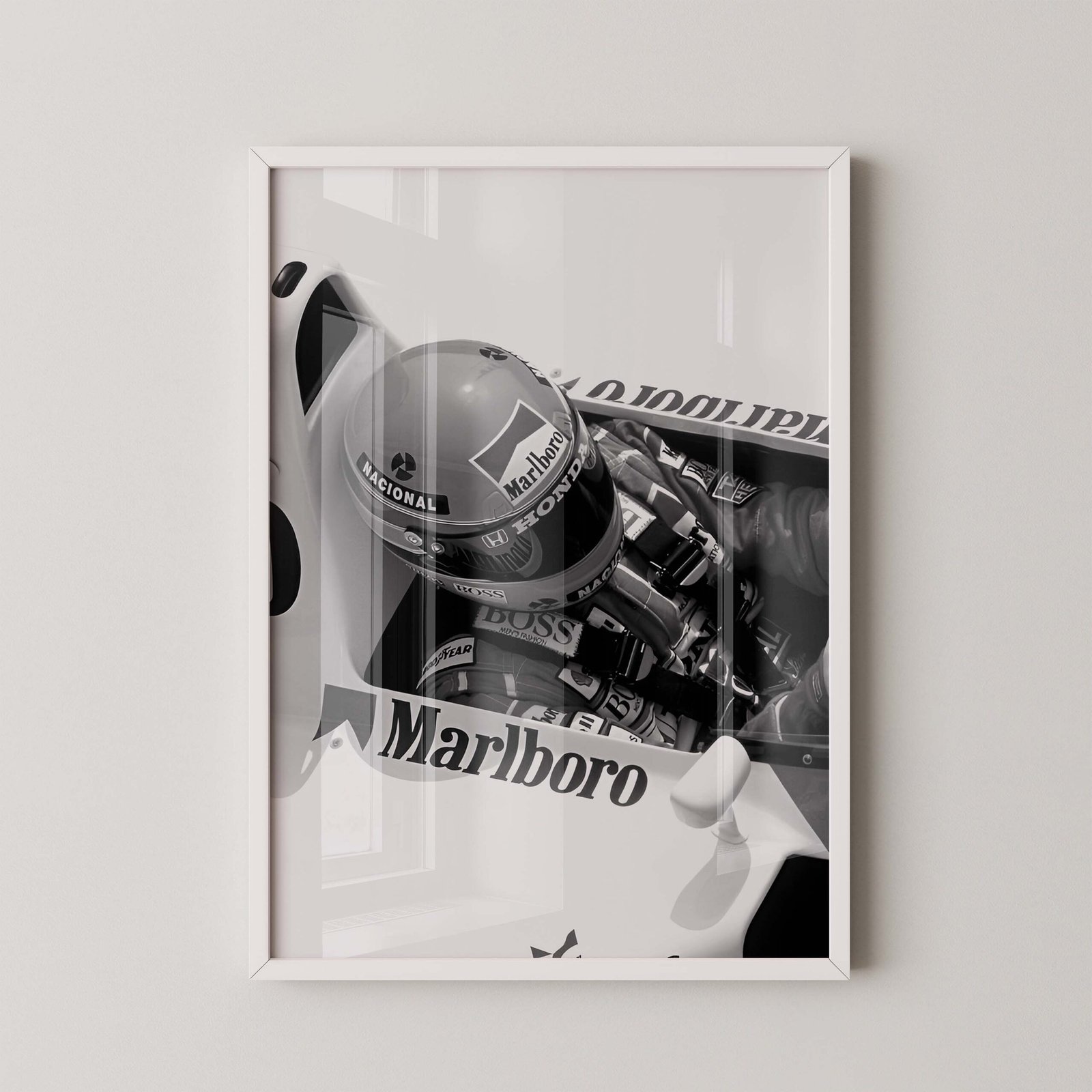 Ayrton Senna Cockpit Print - Image 2