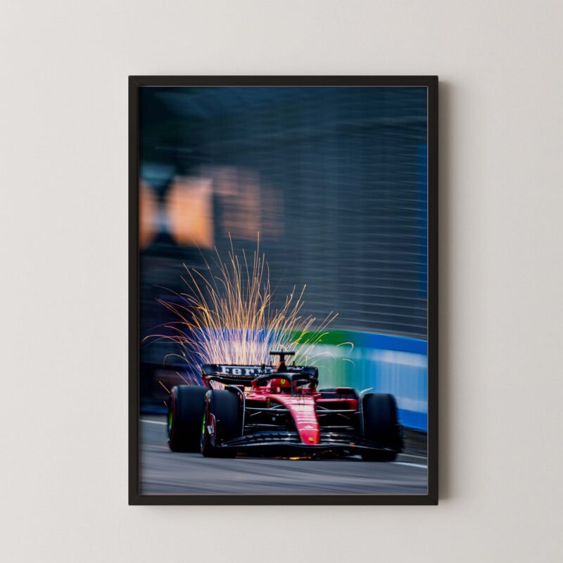 Ferrari F1 Sparks Poster