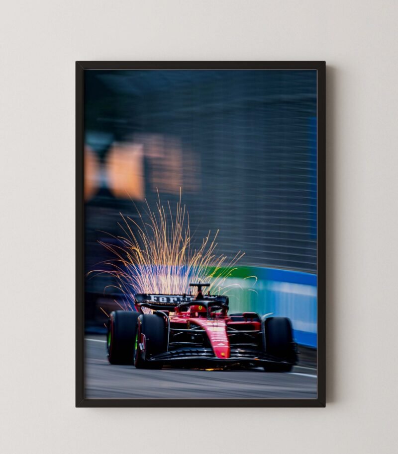 Ferrari F1 Sparks Poster