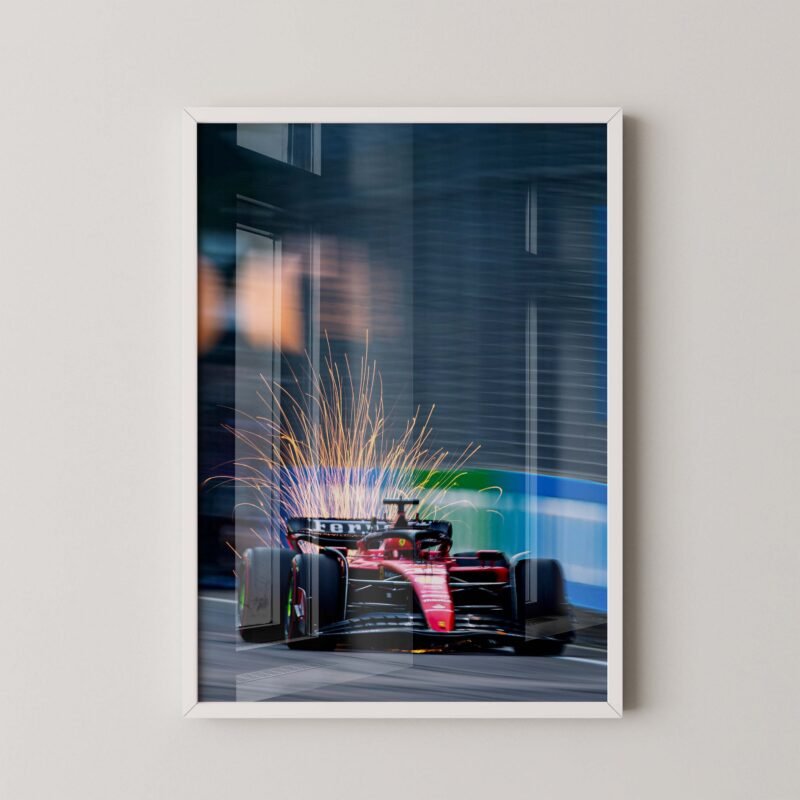 Ferrari F1 Sparks Poster