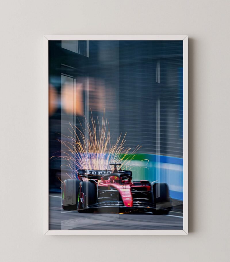 Ferrari F1 Sparks Poster