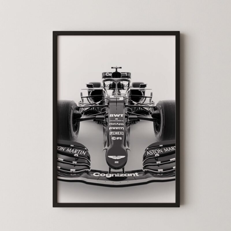 Aston Martin F1 Car Poster