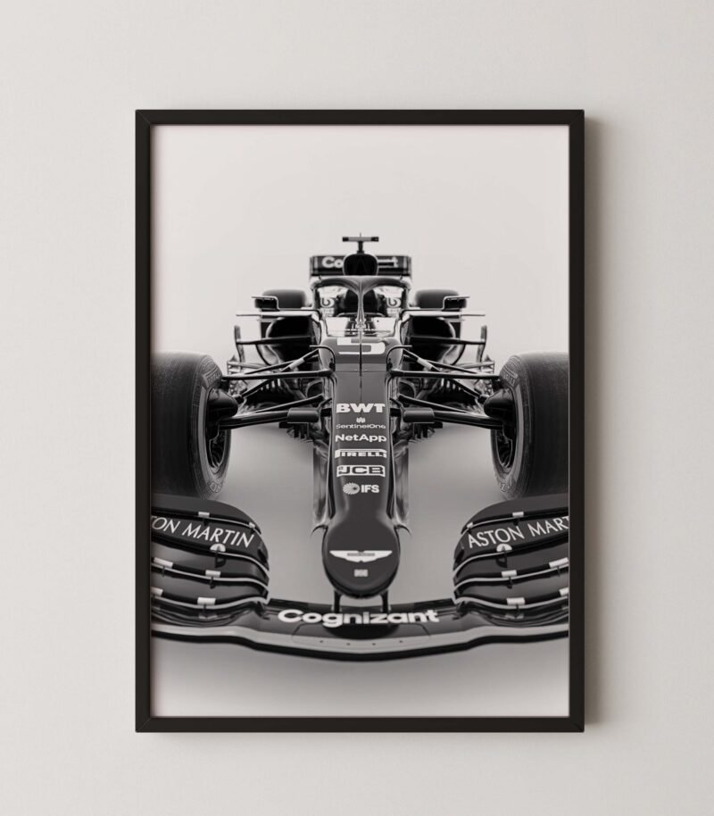 Aston Martin F1 Car Poster