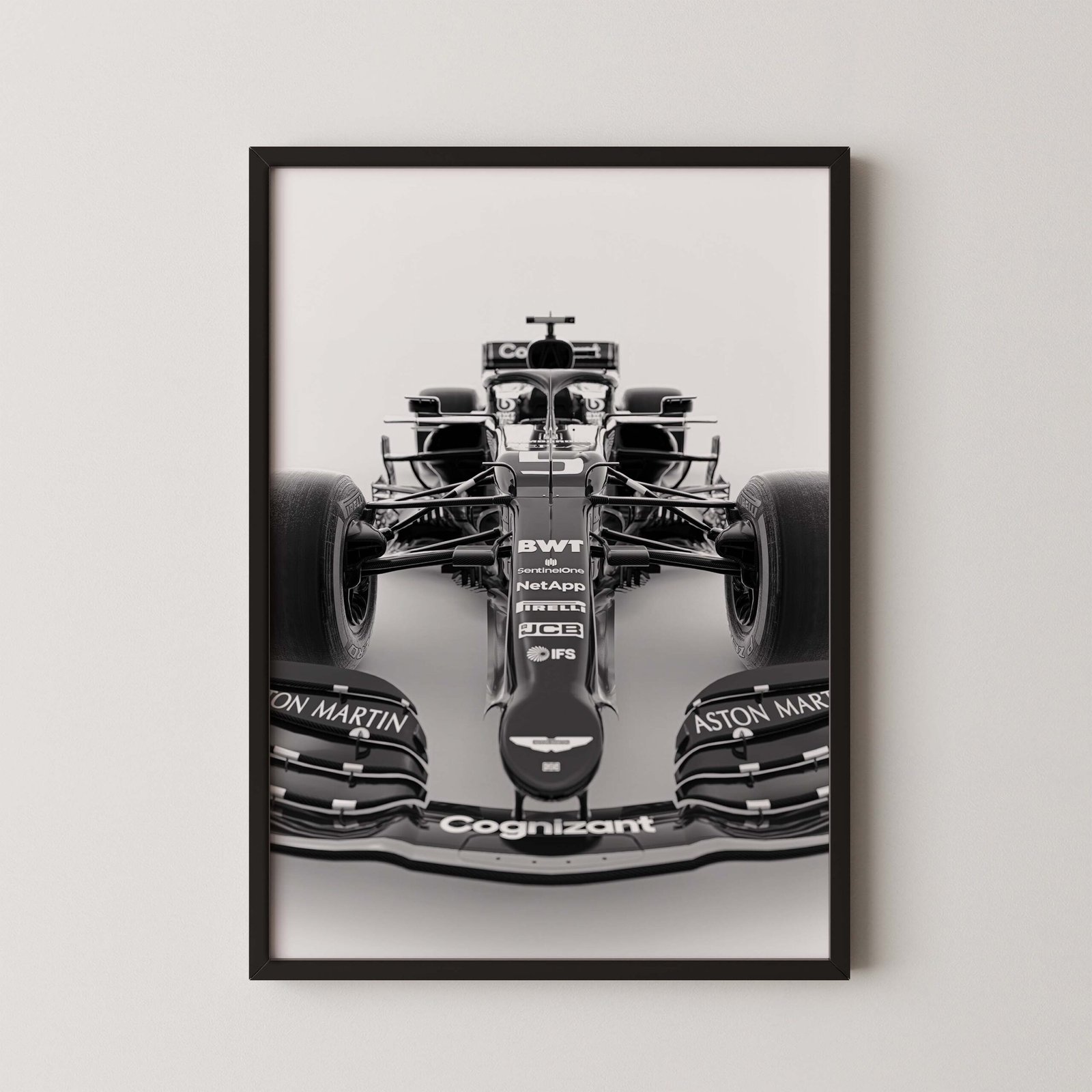 Aston Martin F1 Car Poster