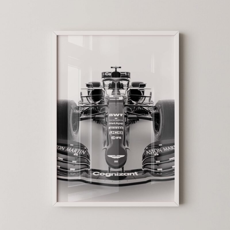 Aston Martin F1 Car Poster