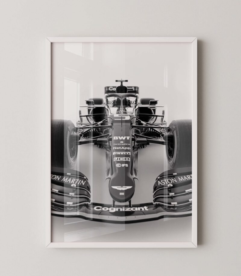 Aston Martin F1 Car Poster