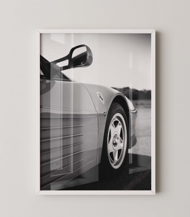 Vintage Ferrari Iconic Car Print