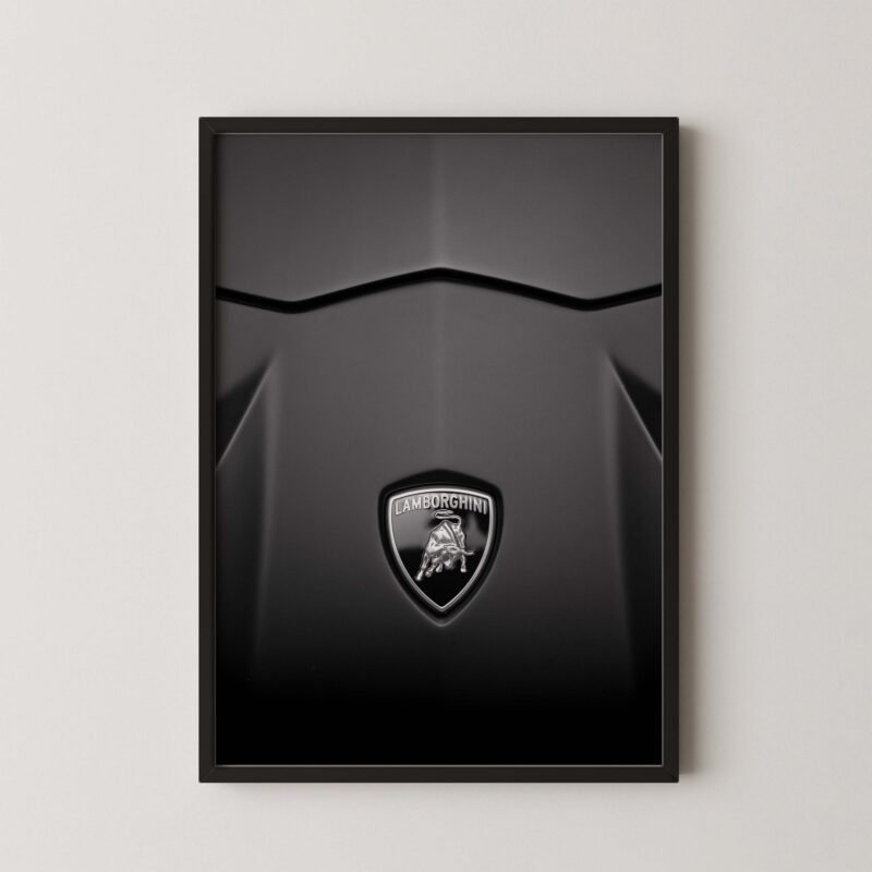 Lomborghini Emblem Print