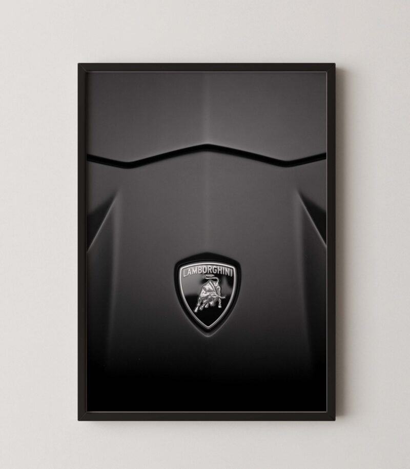Lomborghini Emblem Print