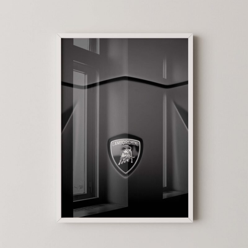 Lomborghini Emblem Print