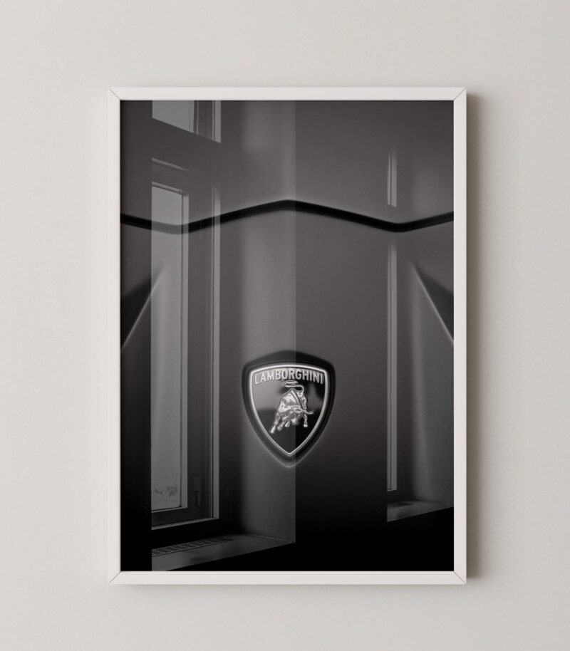 Lomborghini Emblem Print