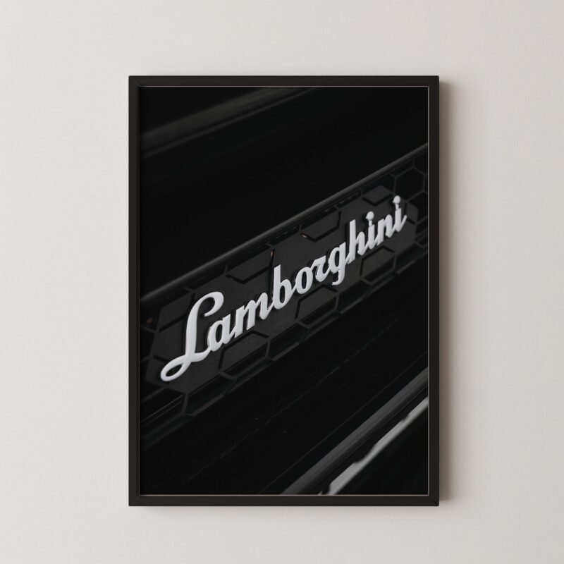 Vintage Lamborghini Print