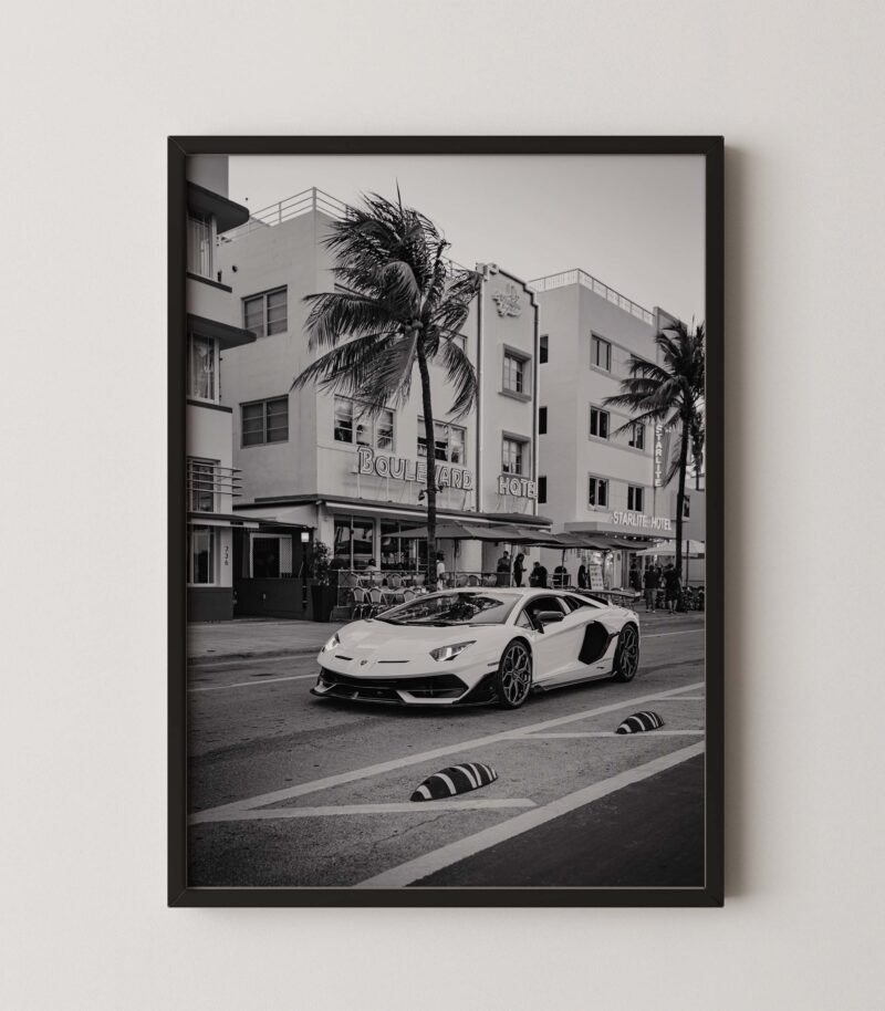 Lamborghini Aventador Miami Ocean Drive