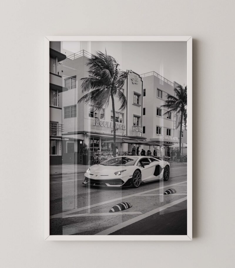 Lamborghini Aventador Miami Ocean Drive
