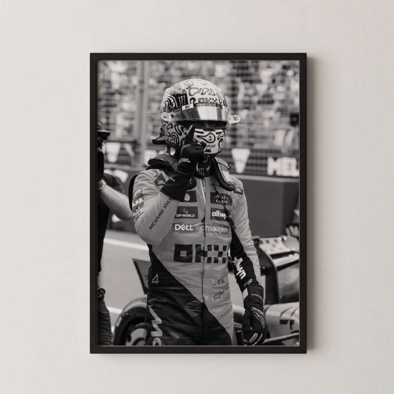Lando Norris F1 Victory Poster
