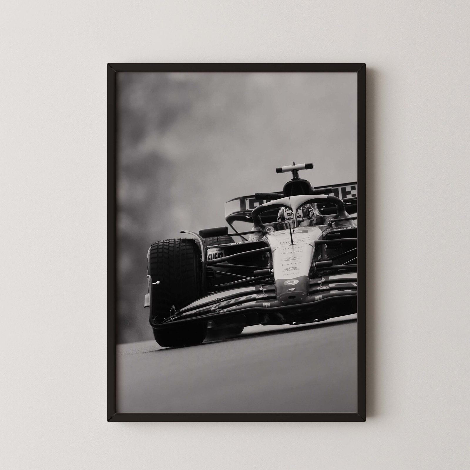 Lando Norris F1 Race Print