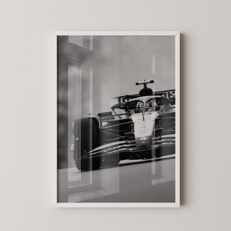Lando Norris F1 Race Print