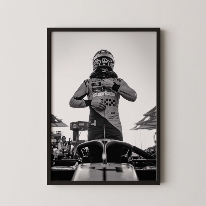 Lando Norris Cinematic Poster