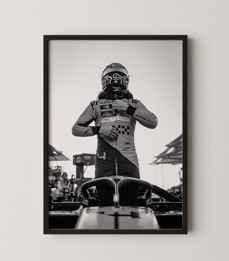 Lando Norris Cinematic Poster