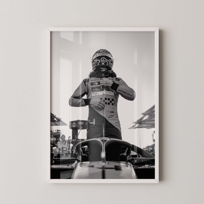 Lando Norris Cinematic Poster