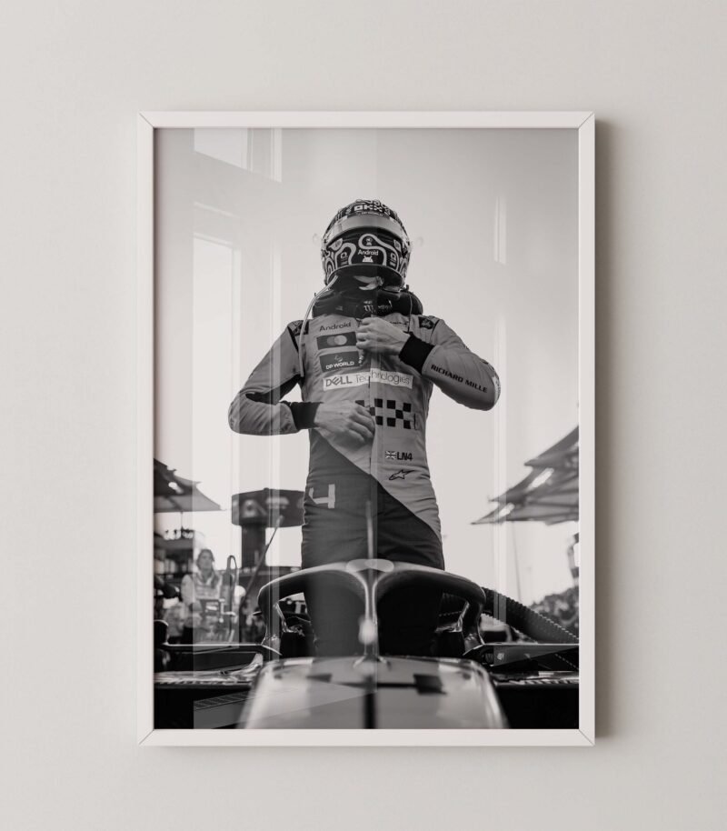 Lando Norris Cinematic Poster
