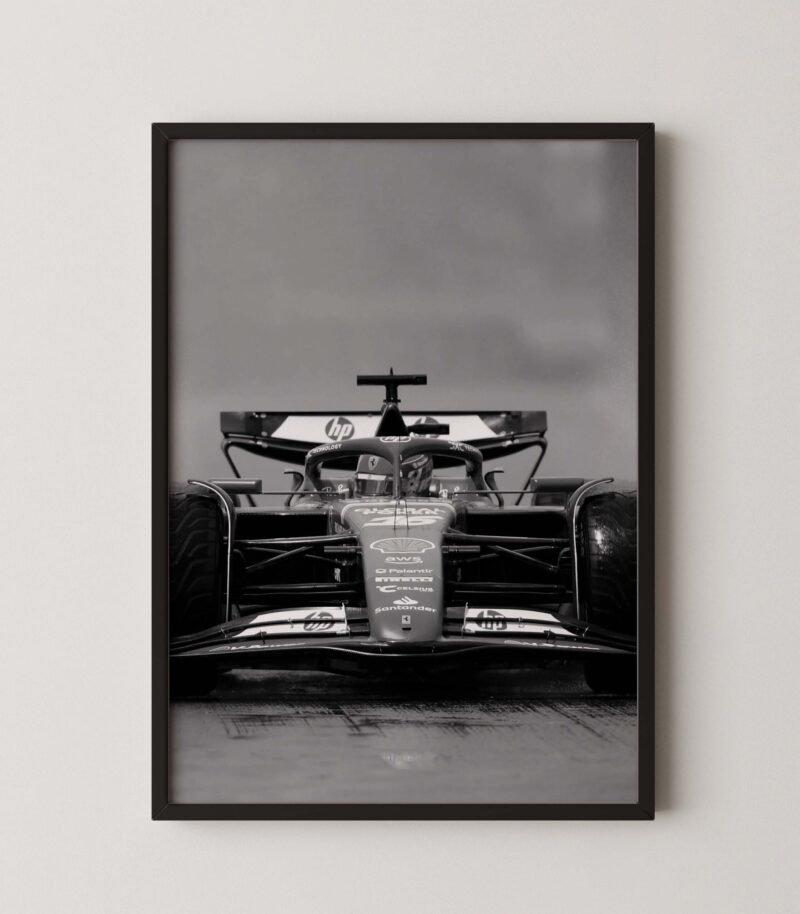 F1 Ferrari Race Track Print